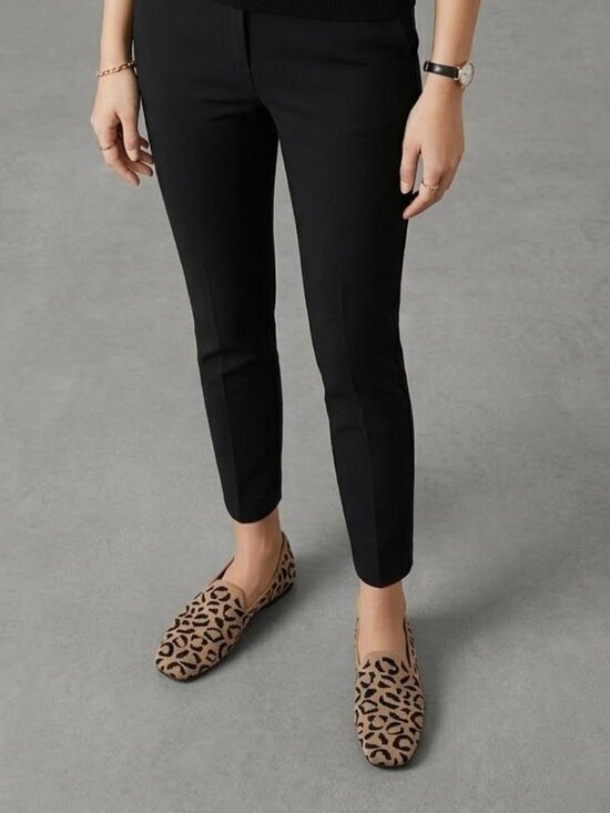 Vivaia Shoes - Vivaia Leopard Print Womens 10 Loafers Stylish Slip-On Flats